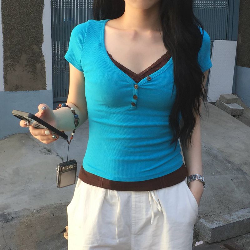 Candy Button Tee