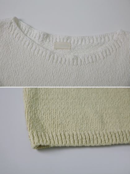 Plum Cotton100 Knit Sleeveles (4color)