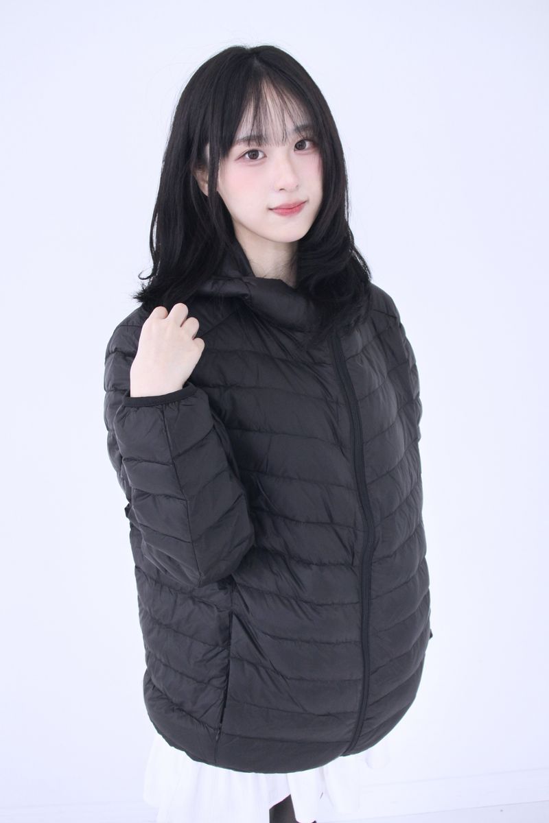 Duck-Down Light Hooded Slim Lightweight Padded (2colors)