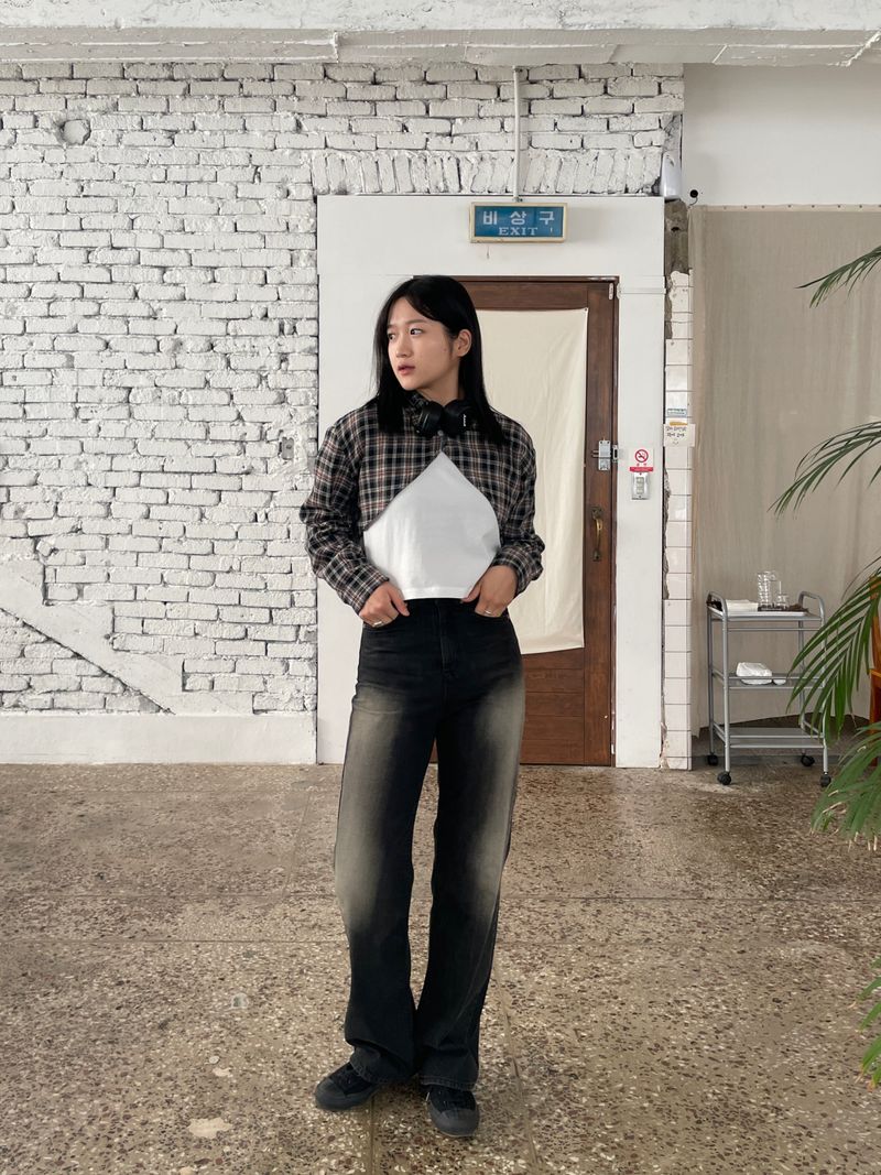 Mood basic crop t-shirt
