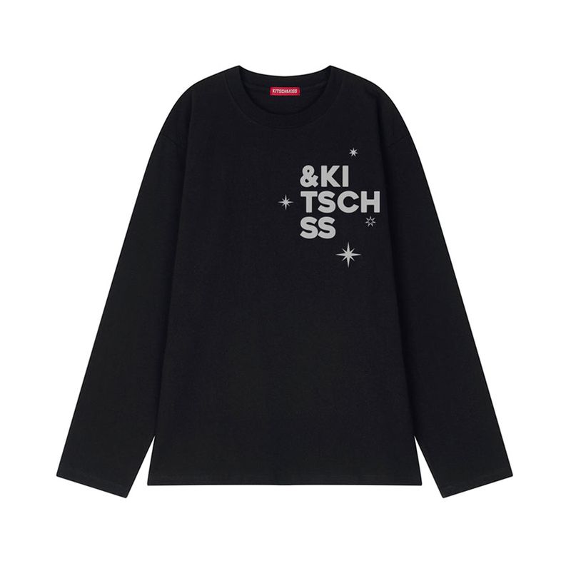 kitsch&kiss（キッチアンドキス）の「STAR LOGO COTTON LONG SLEEVE (SCLKNK-106)（Tops）」