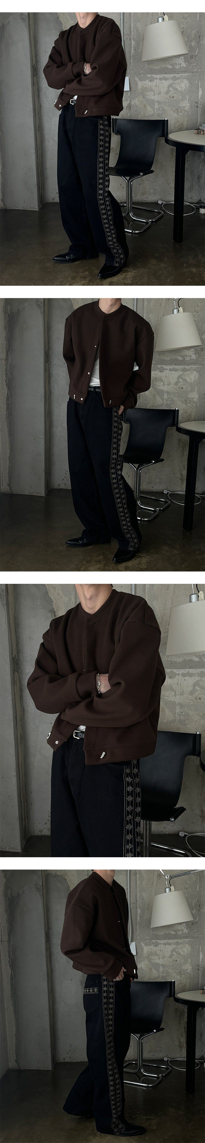 [S/S] Soft round neck crop cardigan(4color)