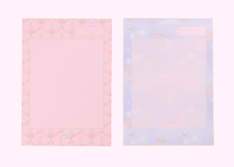[A5] dreamy grid Memo Pad (2 types)