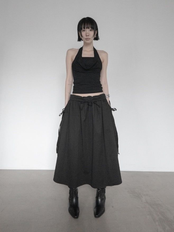 Tuvella Shirred Balloon Skirt