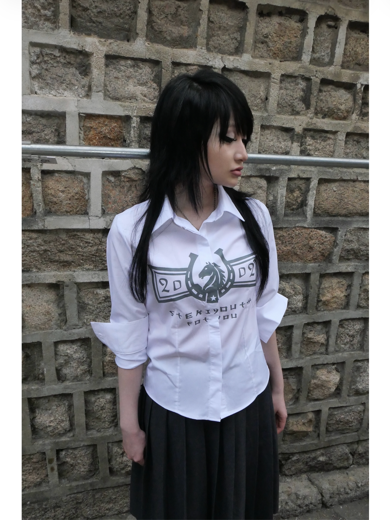 かっこいい 学生 シャツ