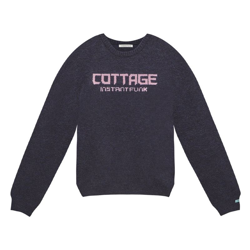 INSTANTFUNK（インスタントファンク）の「Oversized needlework wool-blend sweater（Tops）」