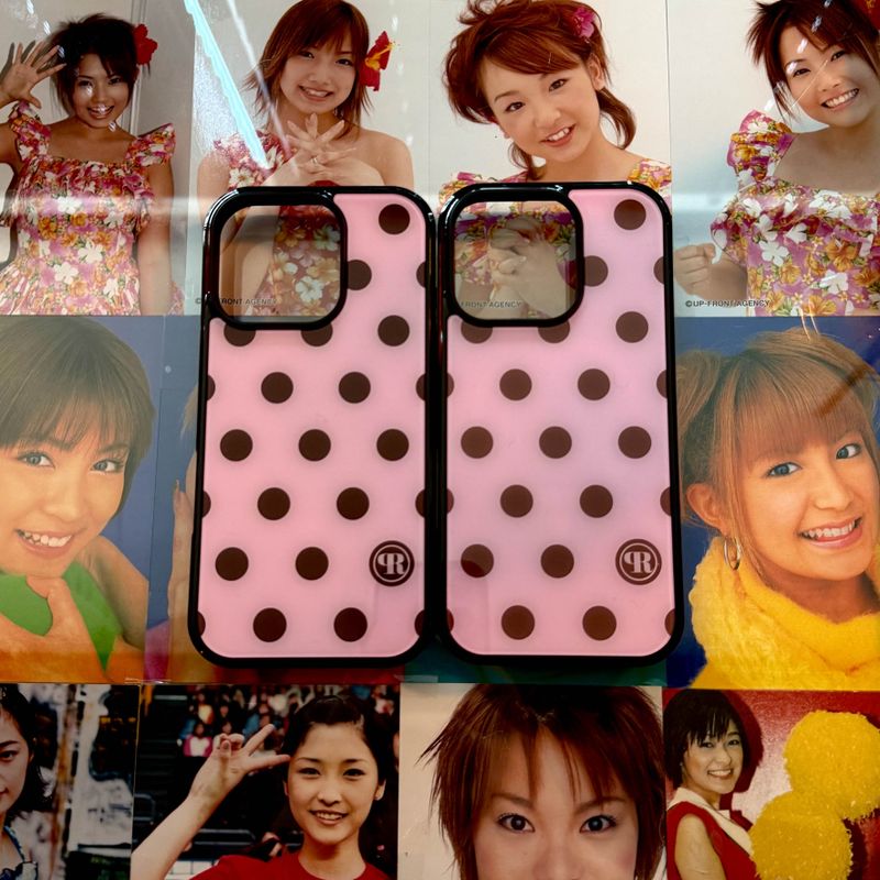 [MADE] m dot. (strawberry chcoco) glass bumper iPhone case