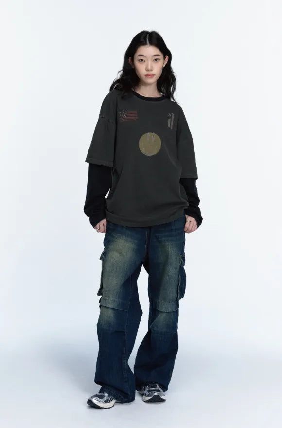 26FW★ Smile Layered Long Sleeve