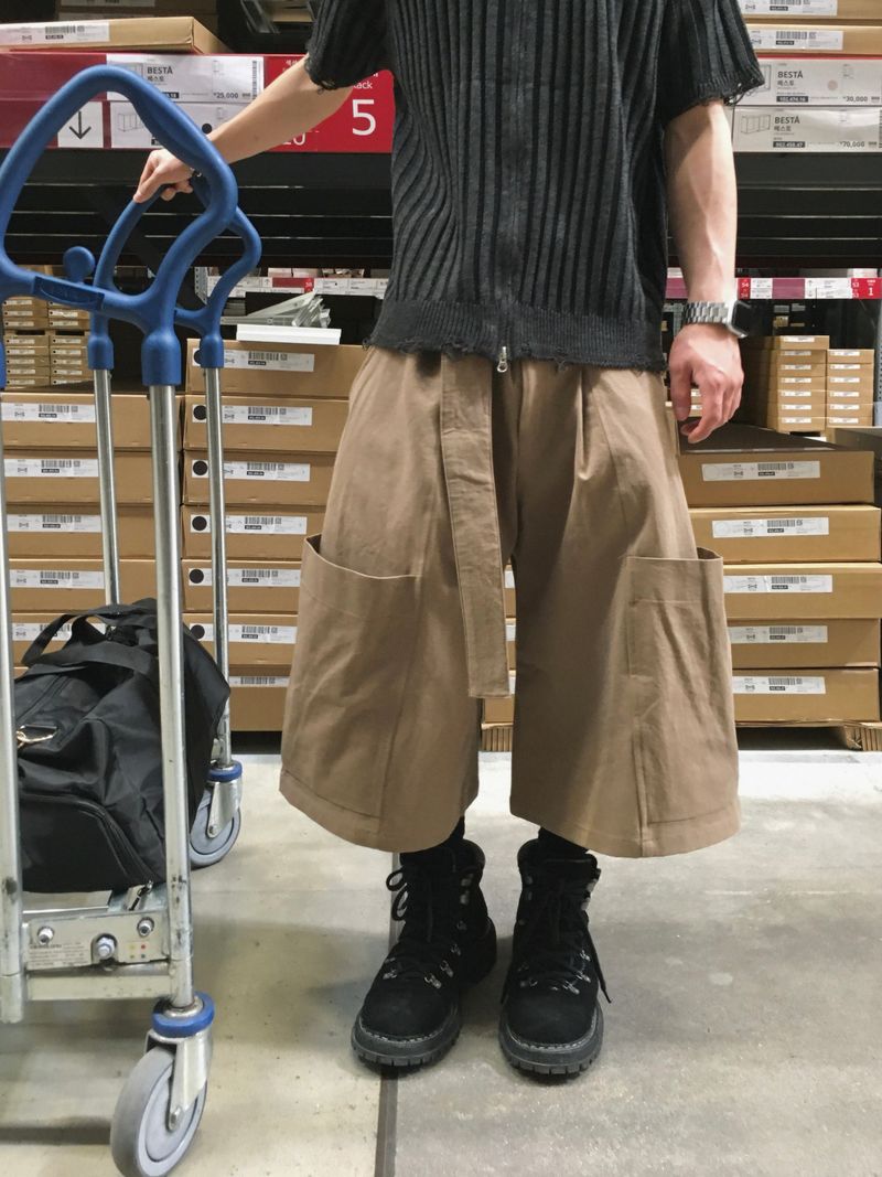 Vienne Belting Cargo Bermuda Pants 3C
