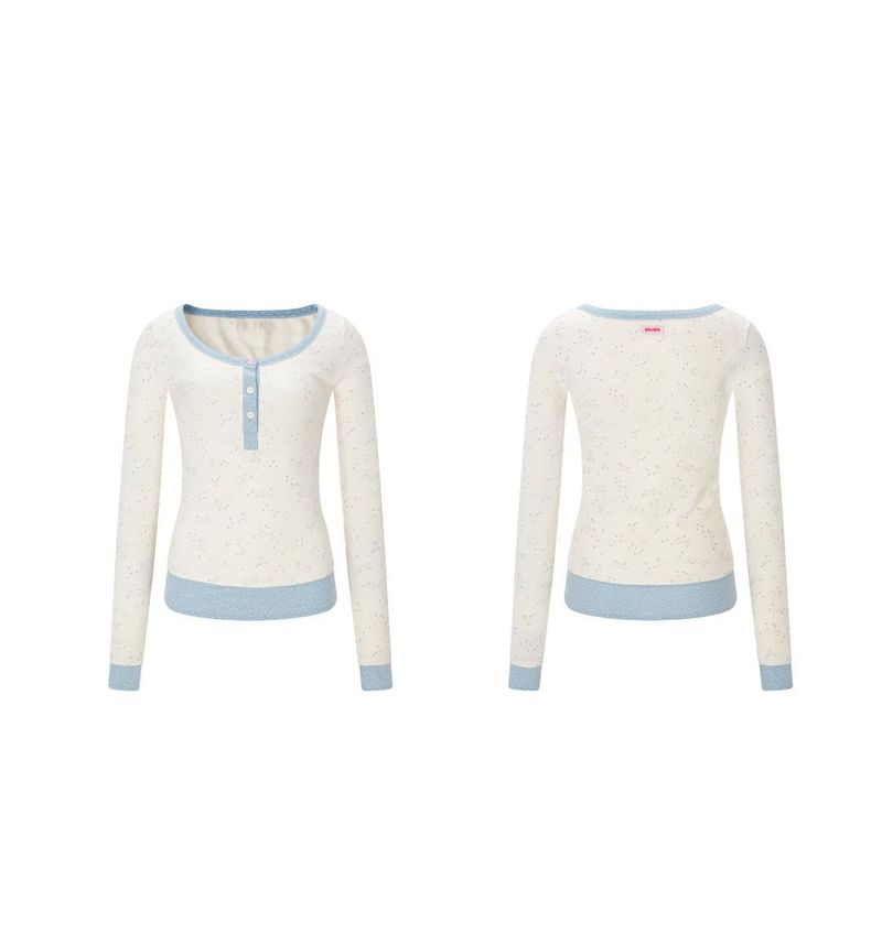 star rabbit long sleeve cream