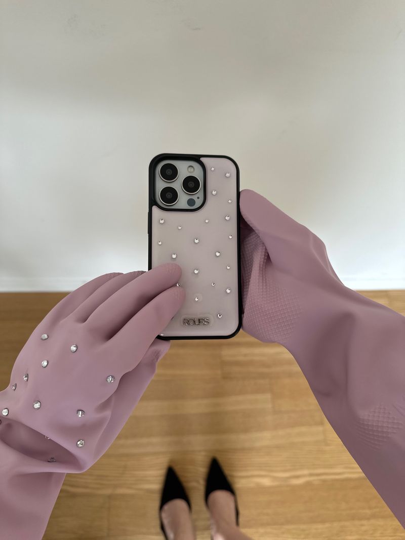 cubic stud case (pink)