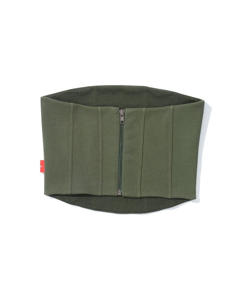 AB ZIP TUBE TOP (KHAKI)