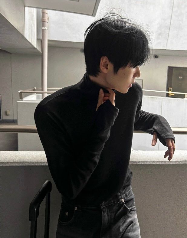 COSYHARU（コシハル）の「"Wool-Blend Stretch Basic Warmer Turtleneck Tee - 7 Colors "（Tops）」