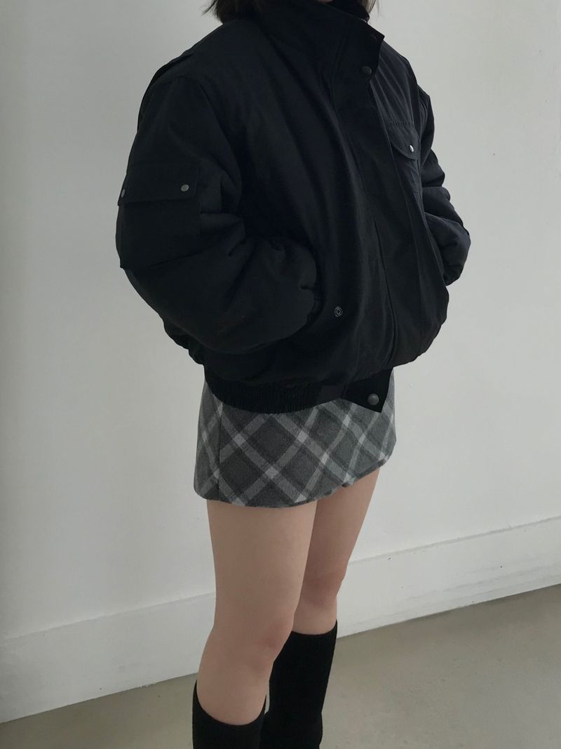 Bender High-Neck Padded Jumper (2 colors)