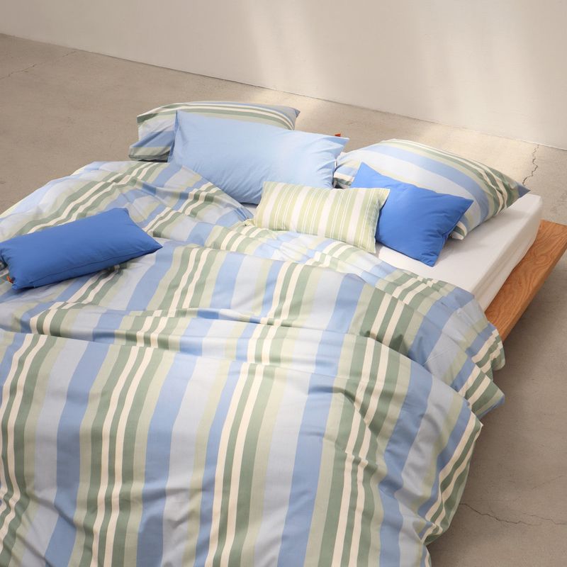 Blue raya duvet cover Qsize(200x230cm)