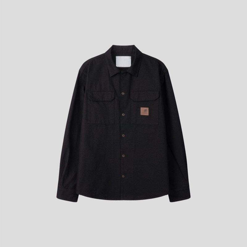 Double pocket patch shirt