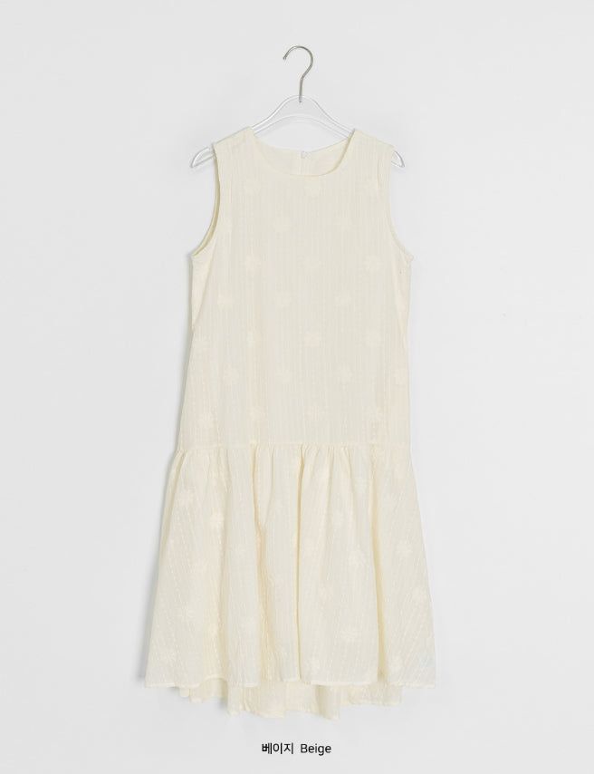 Namo Embroidered Sleeveless Long One Piece
