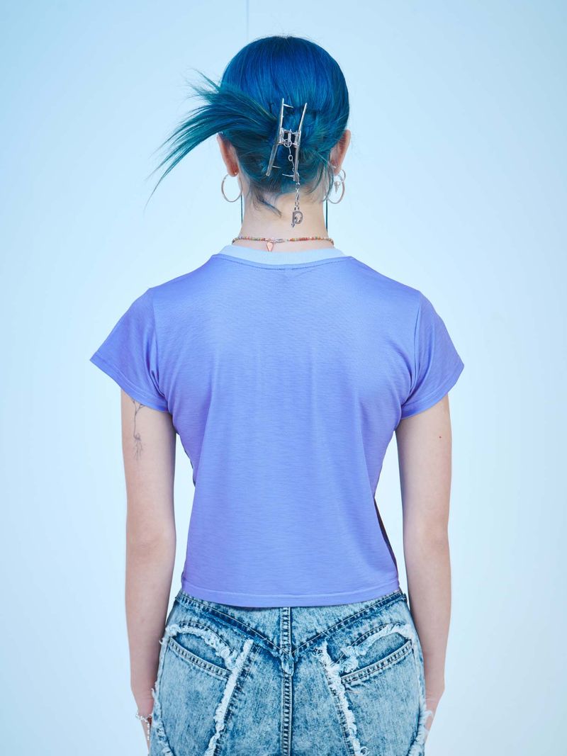 PURPLE DREAM CROP T
