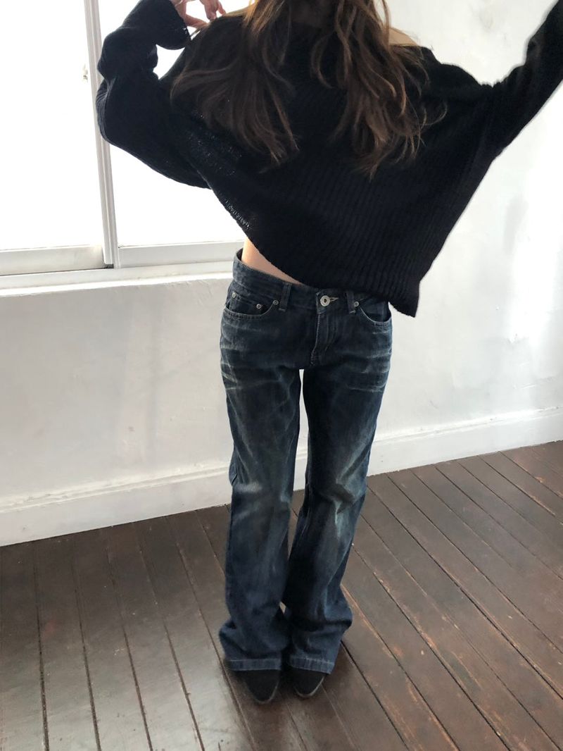 Blue low Jeans