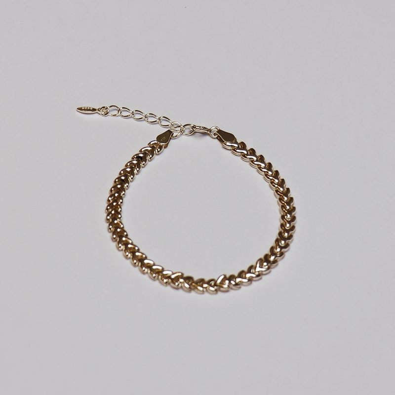 Less is more(レスイズモア)の「silver katena bracelet (vermeil)(Accessories)」