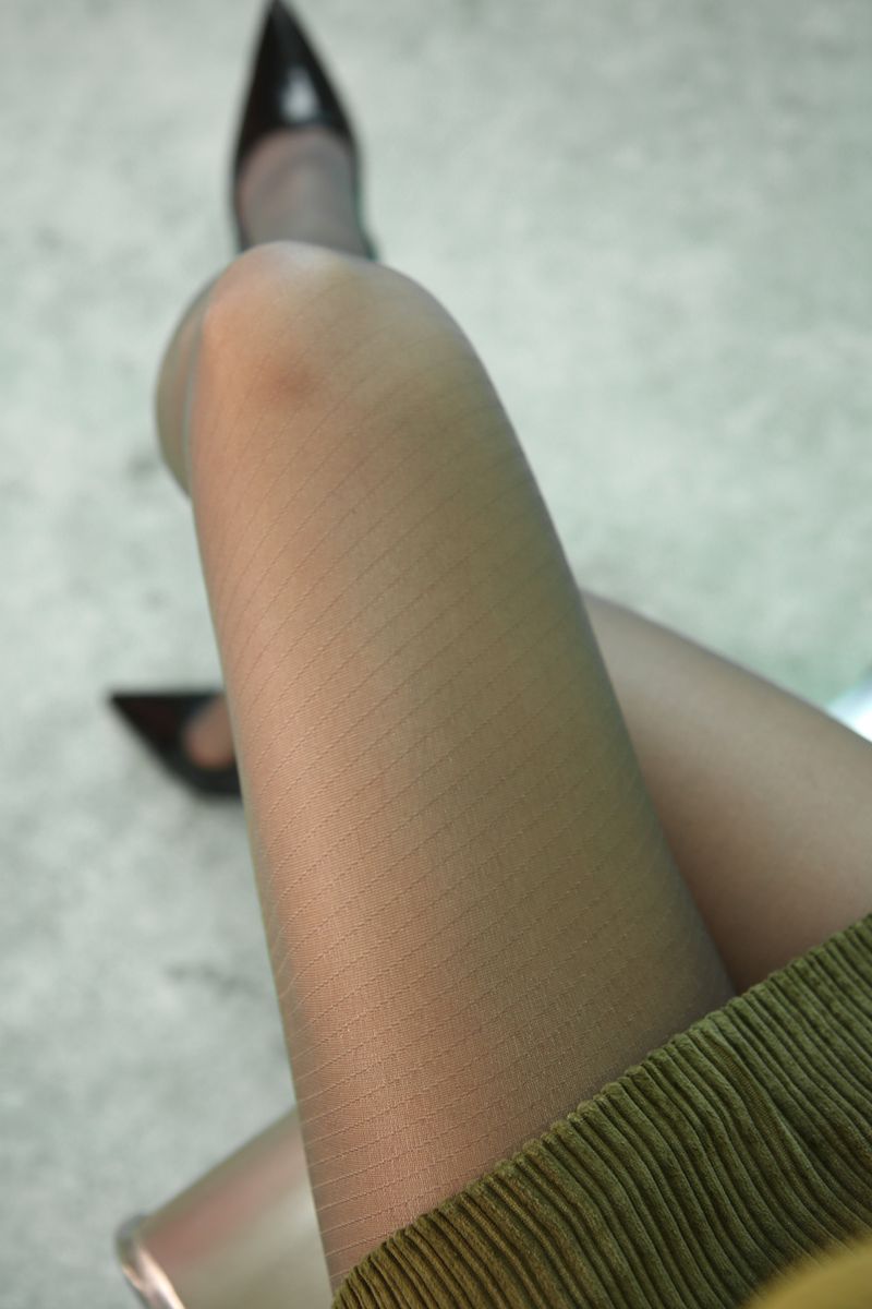 slash sheer tights (gray)