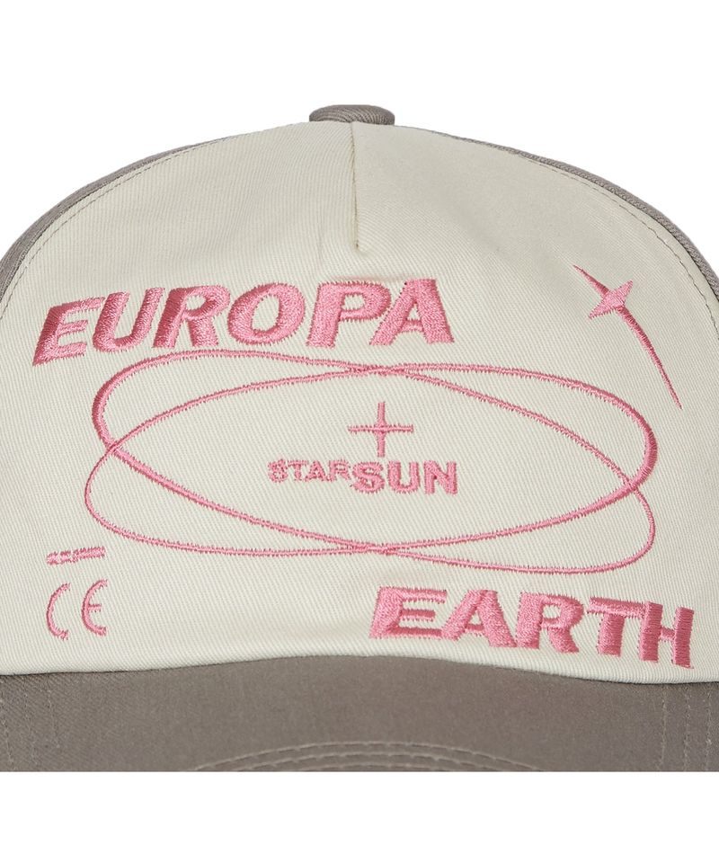 Europa 5 Panel Cap Beige