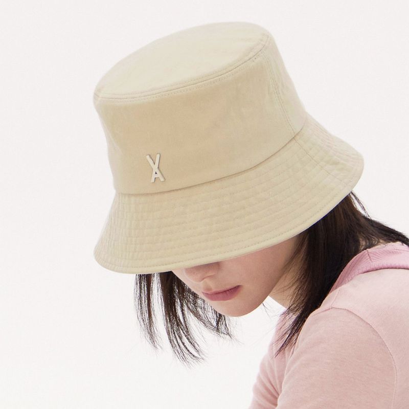VA Stud Basic Bucket Hat / Beige
