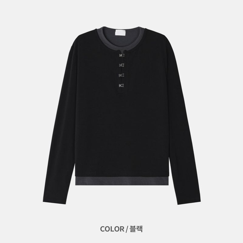 Tip Buckle Layered Longsleeve