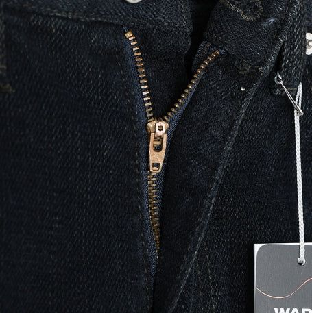 Fracture Bootcut Brushed Denim Pants