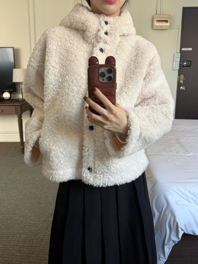 RITCORE（リットコア）の「Foaming High Neck Poggle Fur Hooded Jacket (3c)（Jackets/Outerwear）」