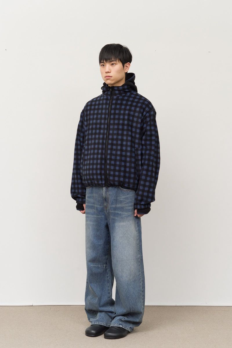 Dock Checked Fleece Zip Up