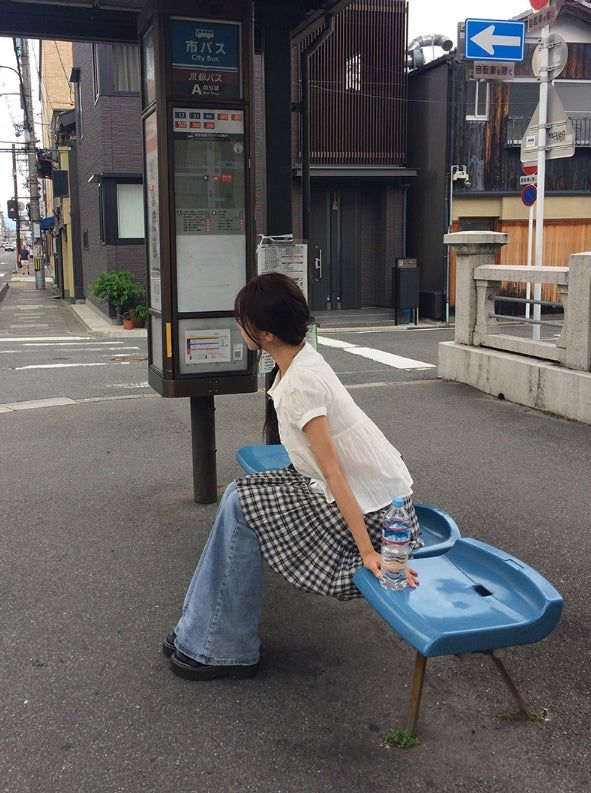 ヨオ キャット ウォッシング ロー ブーツカット パンツ