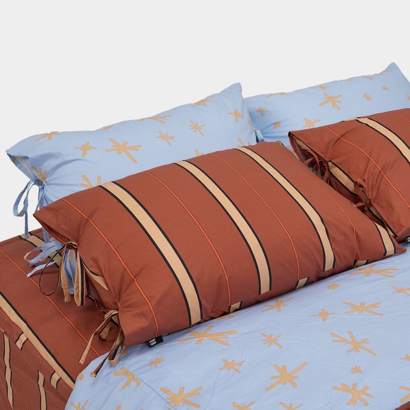 Star Stripe Ribbon Pillowcase