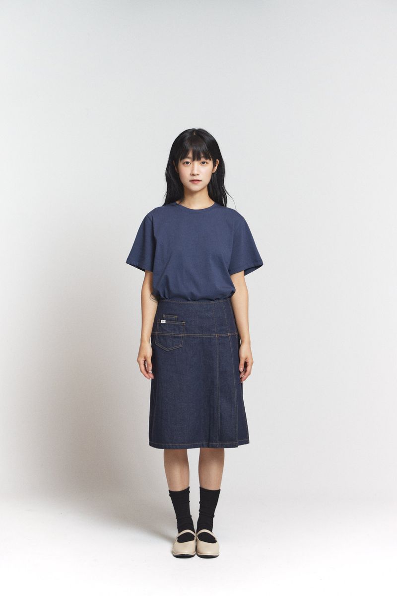 falt（フォルト）の「シルケットコットンTシャツ （トップス）」