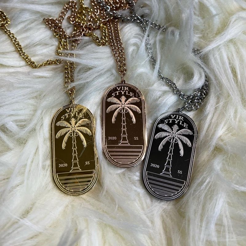 virstyle(ビルスタイル)の「Signature Palm Tree Necklace 3COLOR(Accessories)」