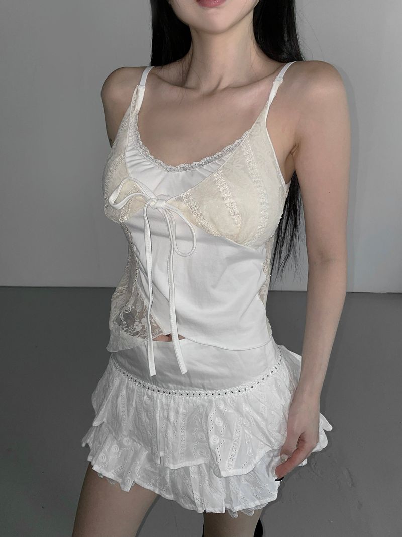 lud double lace top(3color)