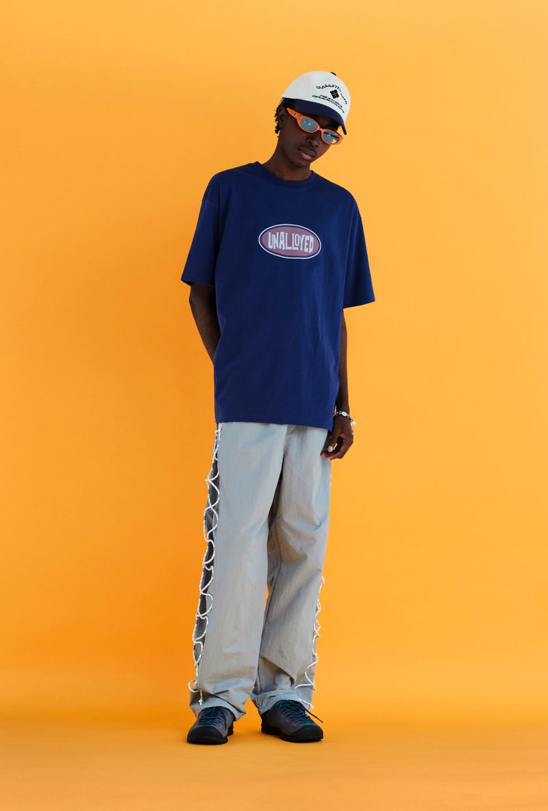 OVAL LOGO T SHIRT / NAVY