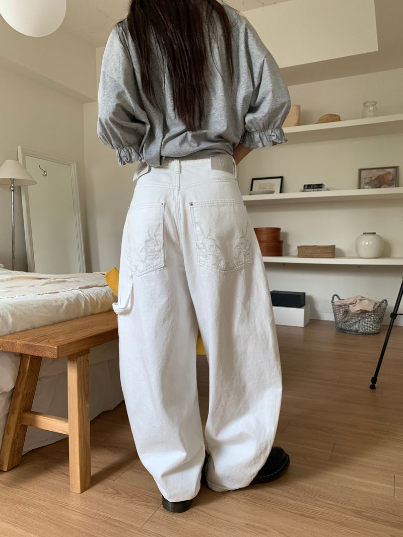 ASHER CURVED CARPENTER PANTS (3C)