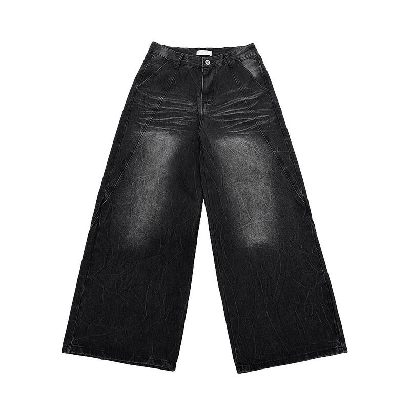 Veil Crack Wide Denim