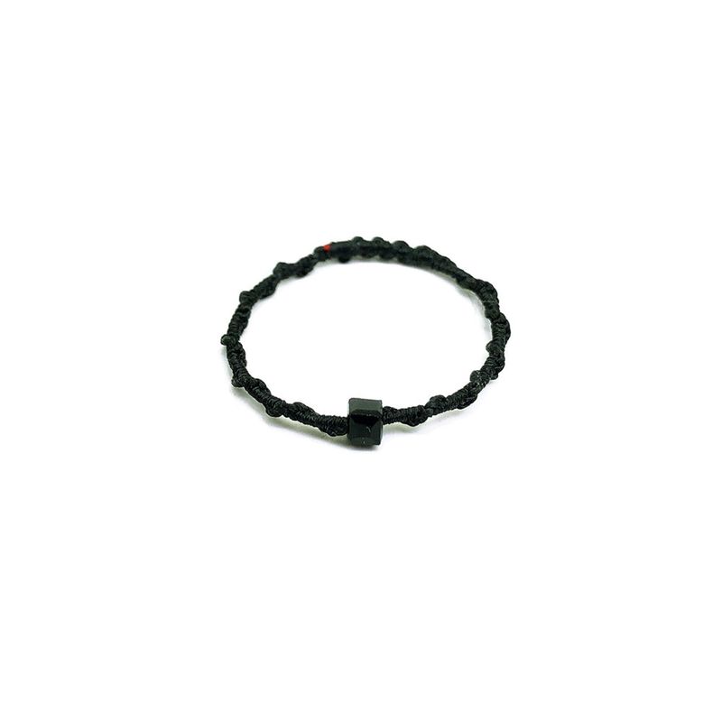 [CCNMADE] 菊 Black Cube Crystal Ring 10.ALL BLACK