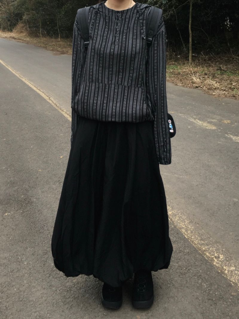 Daily Wide Balloon Skirt (2c)  