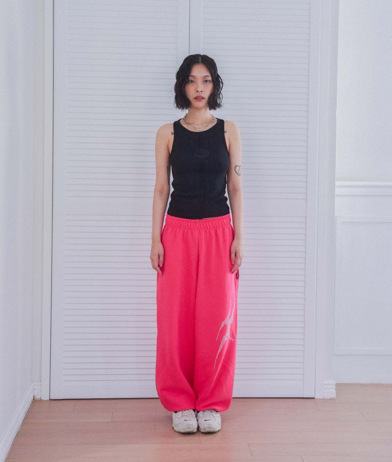 half logo sleeves_black