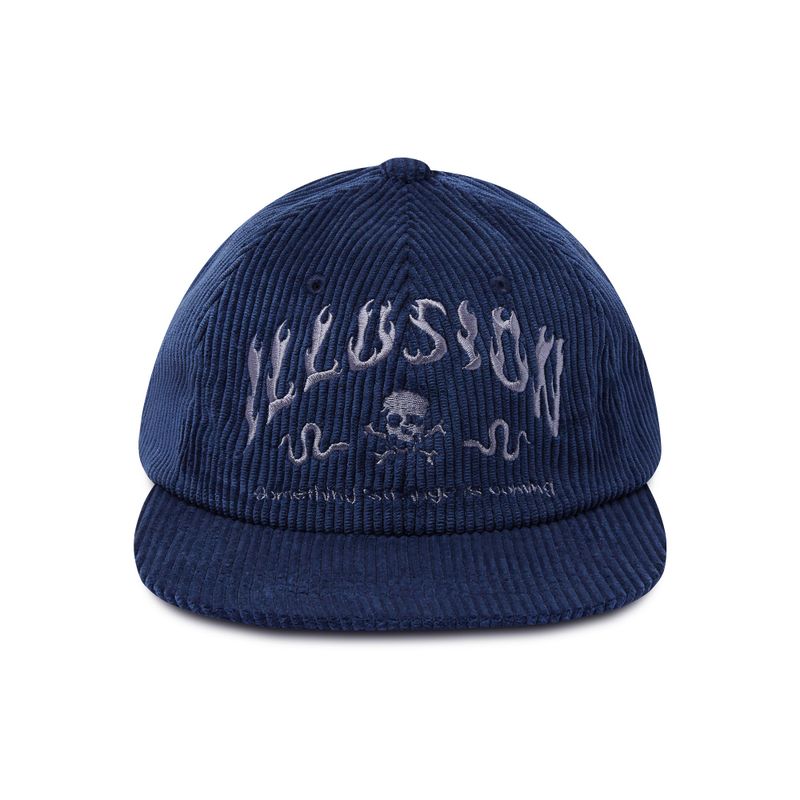 Illusion Corduroy Cap Navy