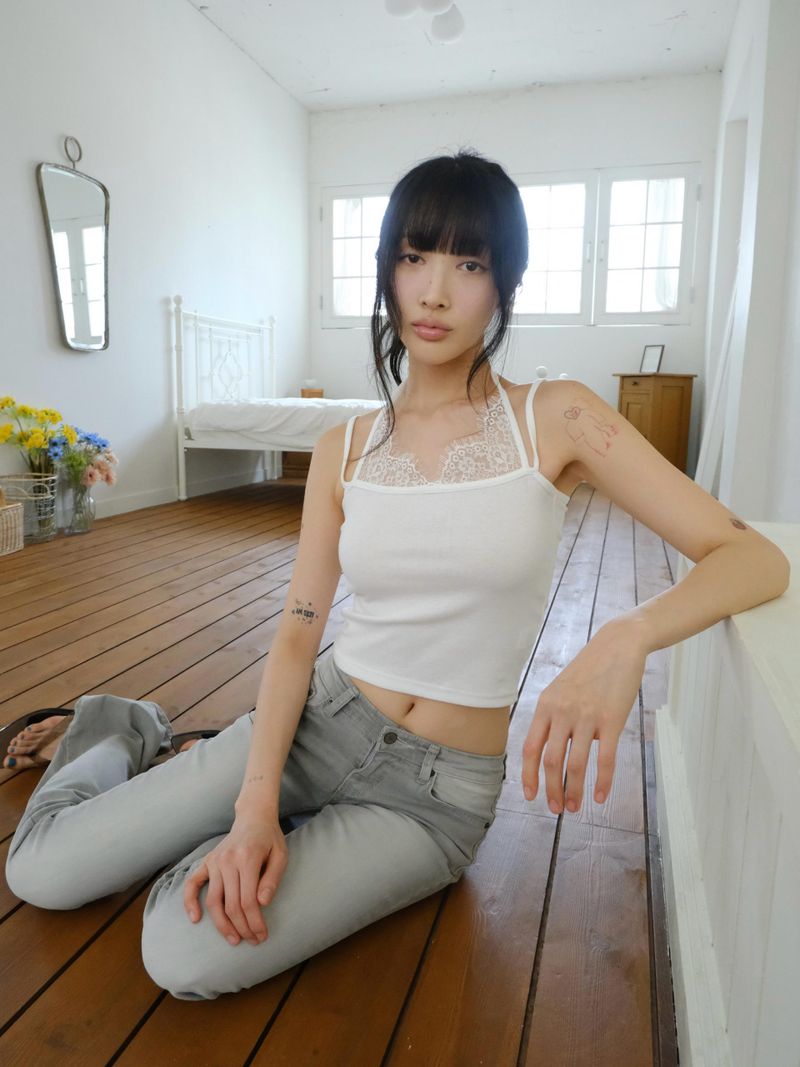 gray washing bootcut pt