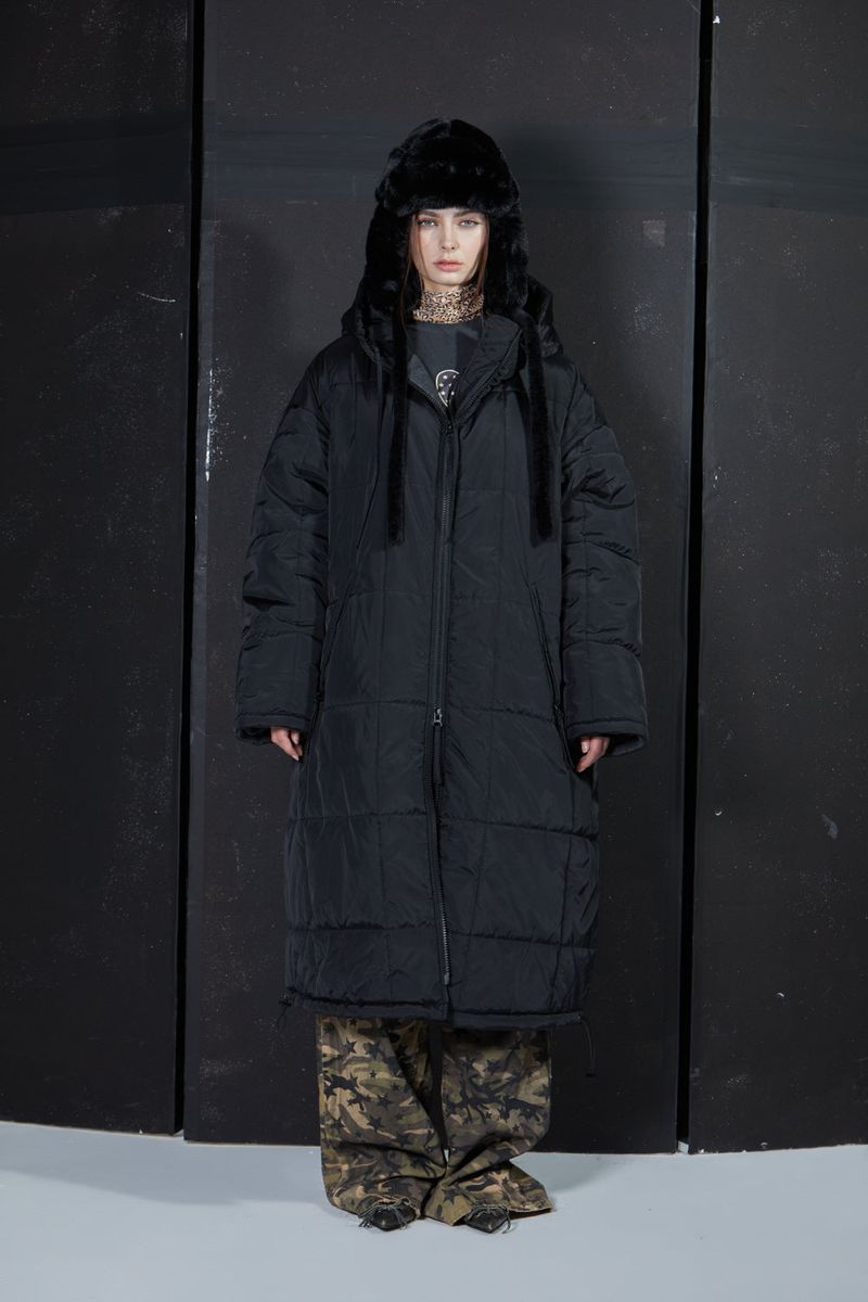 GL LONG PADDING -BLACK