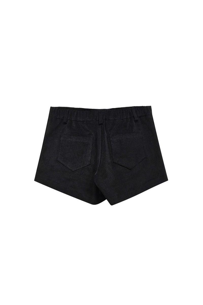 SILEN CORDUROY MICRO PANTS / BLACK