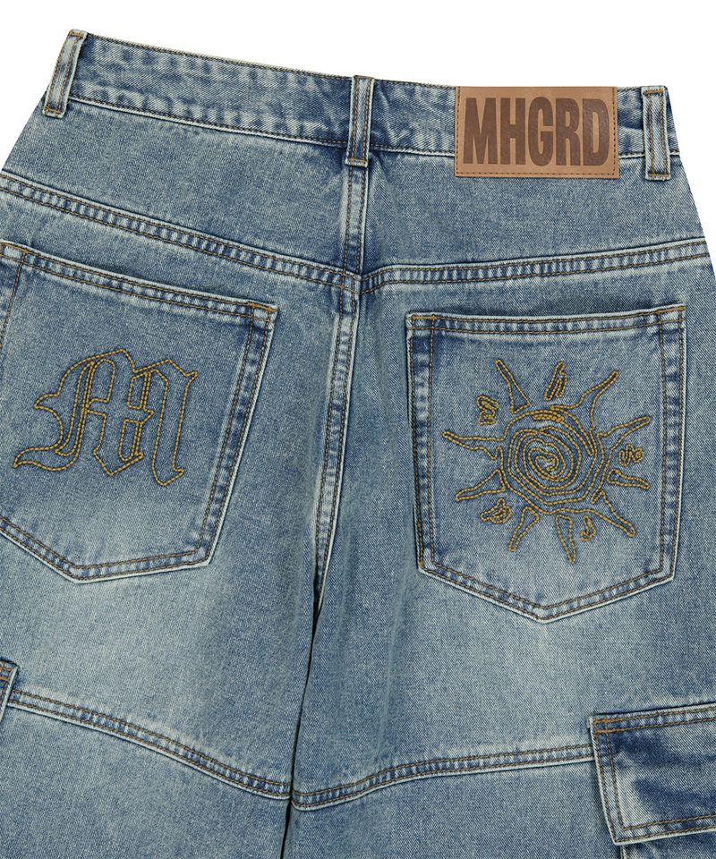 BERMUDA CARGO DENIM SHORT