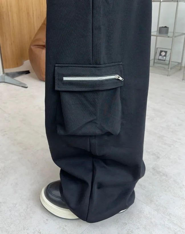 Diven Zipper Cargo Training Pants