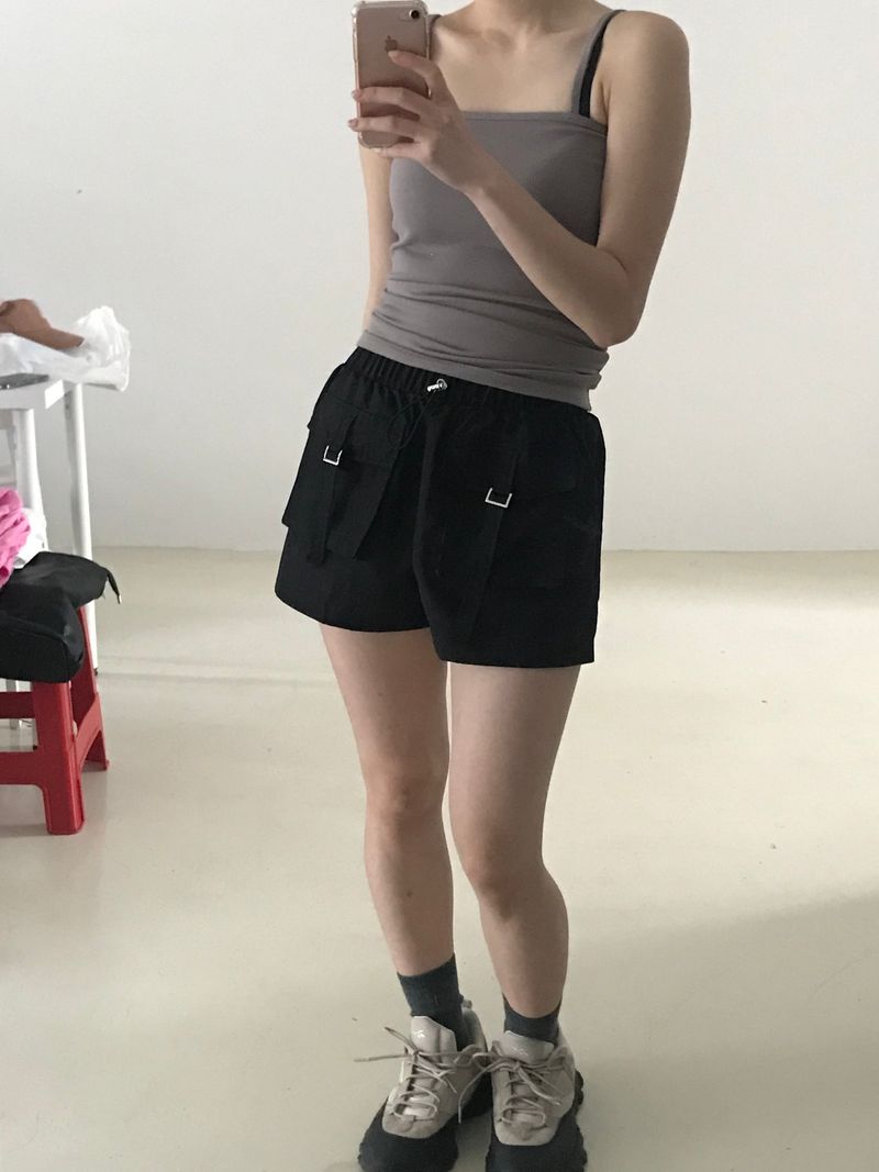 Square cargo shorts