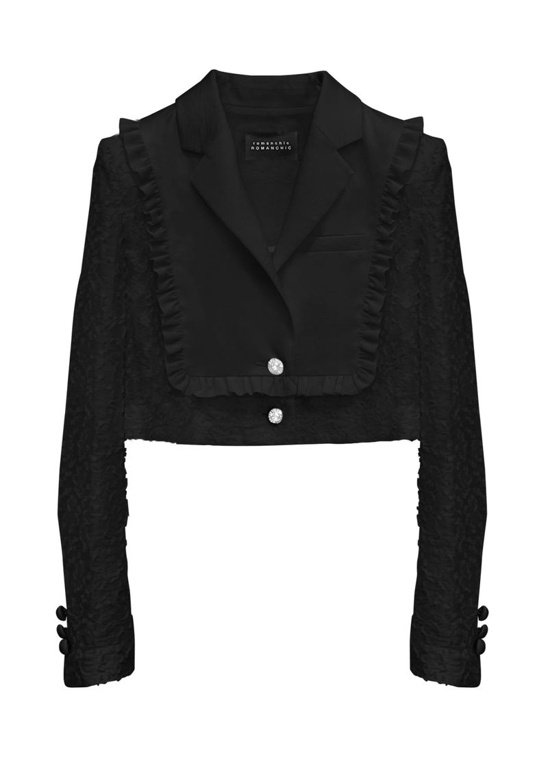 Low collar jacket